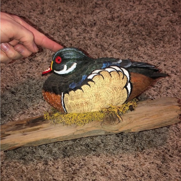 Whitetails unlimited wood duck sculpture - Picture 5 of 9